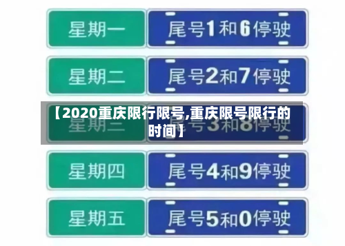 【2020重庆限行限号,重庆限号限行的时间】
