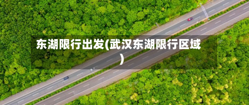 东湖限行出发(武汉东湖限行区域)-第2张图片