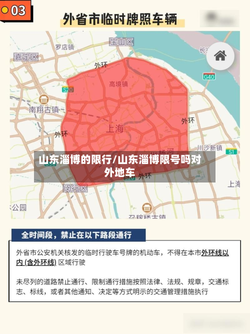 山东淄博的限行/山东淄博限号吗对外地车