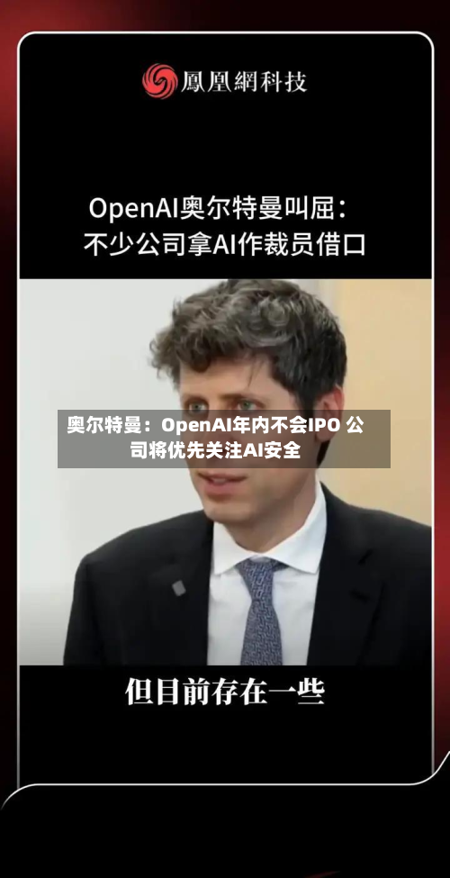 奥尔特曼:OpenAI年内不会IPO 公司将优先关注AI安全-第2张图片