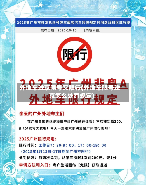 外地车进京限号又限行(外地车限号进京怎么处罚规定)-第2张图片