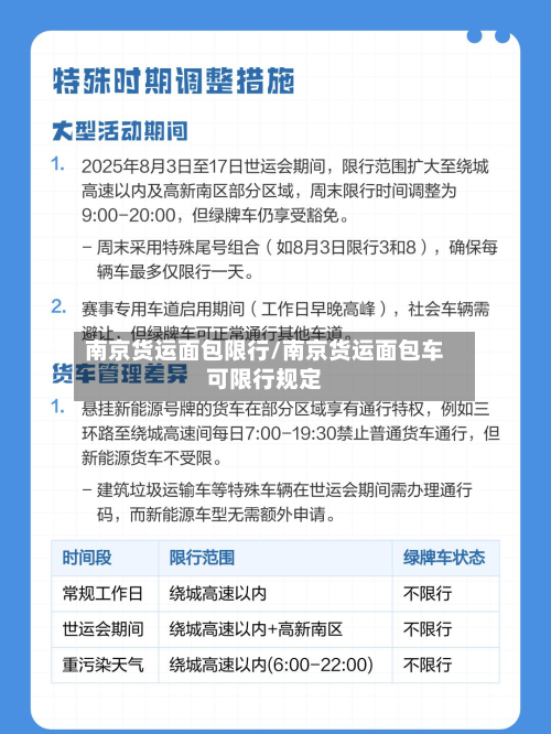 南京货运面包限行/南京货运面包车可限行规定