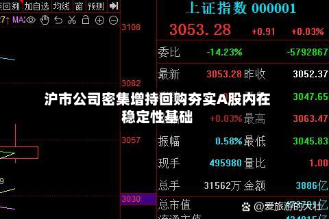 沪市公司密集增持回购夯实A股内在稳定性基础