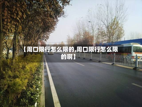 【周口限行怎么限的,周口限行怎么限的啊】