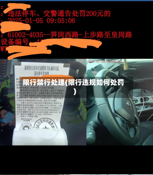 限行禁行处理(限行违规如何处罚)-第3张图片
