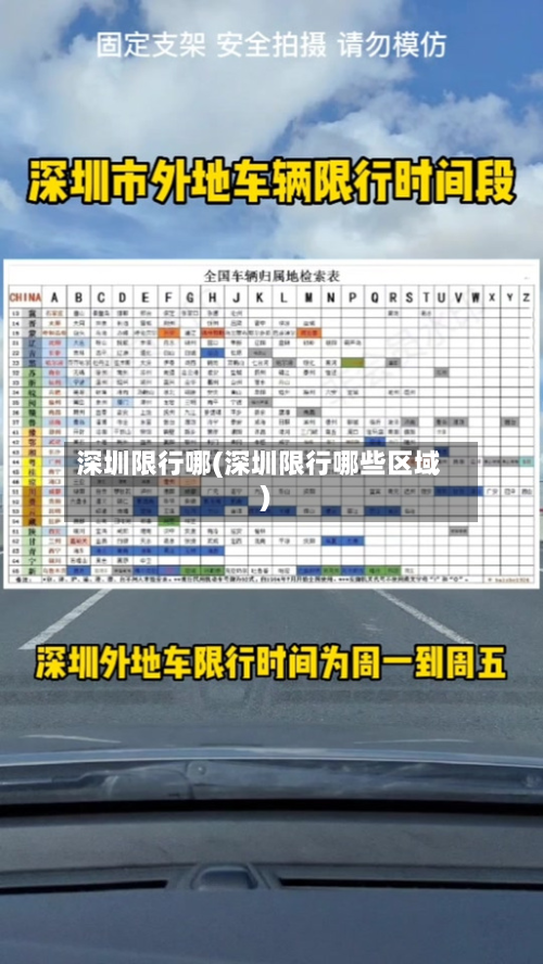 深圳限行哪(深圳限行哪些区域)-第3张图片