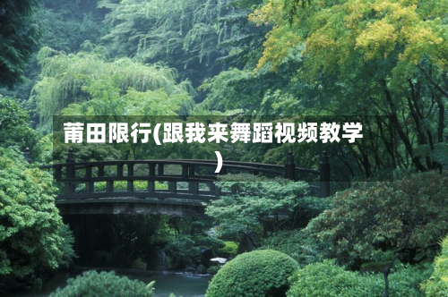 莆田限行(跟我来舞蹈视频教学)-第3张图片