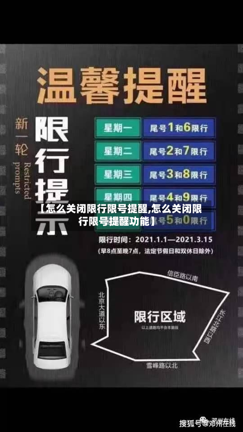 【怎么关闭限行限号提醒,怎么关闭限行限号提醒功能】