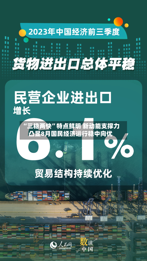 “三稳两快”特点鲜明 新动能支撑力凸显8月国民经济运行稳中向优-第2张图片